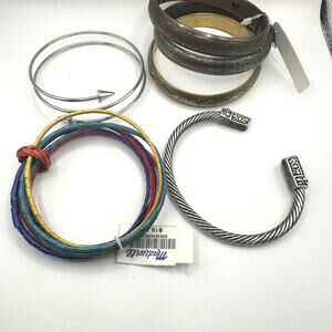 Mixed Bracelet Lot of 4 Bangle Multicolor Madewell NWT JNY Casual Jewelry Bundle